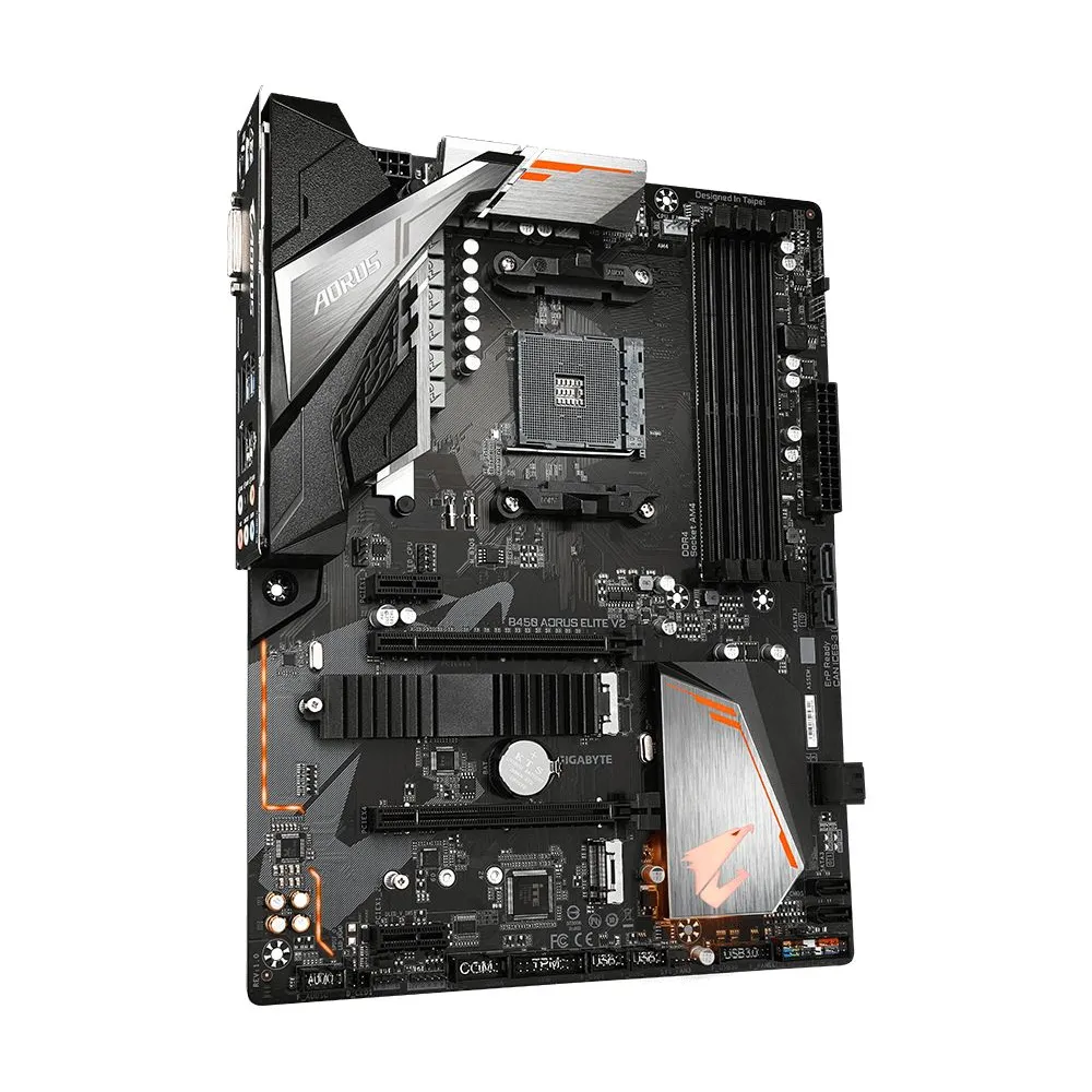 Gigabyte B450 AORUS Elite V2 AMD B450 Mufă AM4 ATX Gigabyte - 1