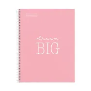 Caiet cu spira mr-messages a4 matematica 80 file roz Miquelrius - 1