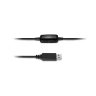 Kensington K33065WW cască audio & cască cu microfon Căști Prin cablu Bandă de fixare pe cap Birou/Call center USB Tip-A Negru Ke