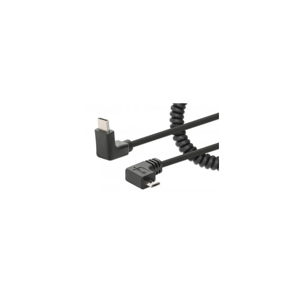 Manhattan 356244 cabluri USB 1 m USB C Micro-USB B Negru Manhattan - 1