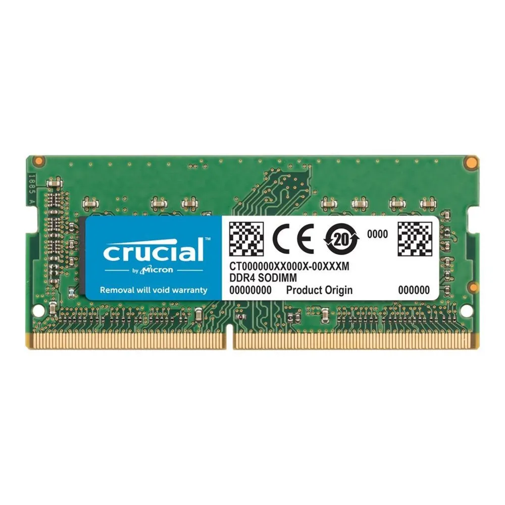 Crucial - DDR4 - module - 32 GB - SO-DIMM 260-pin - 2666 MHz / PC4-21300 - unbuffered Crucial - 1