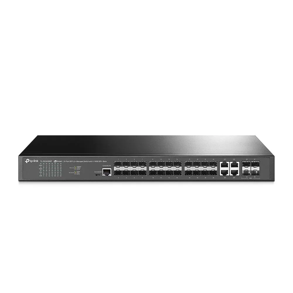 TP-Link TL-SG3428XF switch-uri Gestionate L2+ Fără 1U Negru