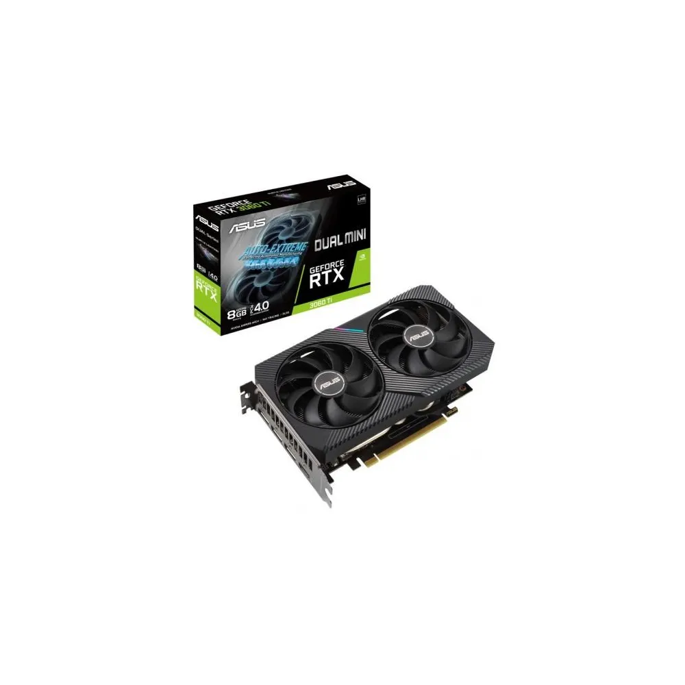 Placa video ASUS nVidia GeForce RTX 3060 Ti Dual MINI LHR 8GB, GDDR6, 256bit Asus - 1