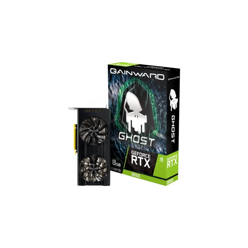 Placa video Gainward nVidia GeForce RTX 3050 Ghost 8GB, GDDR6, 128bit Gainward - 1
