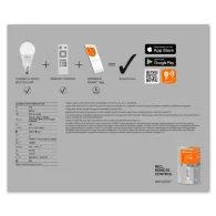 Pachet 4 becuri led rgb inteligente ledvance smart+ wifi classic Osram - 1