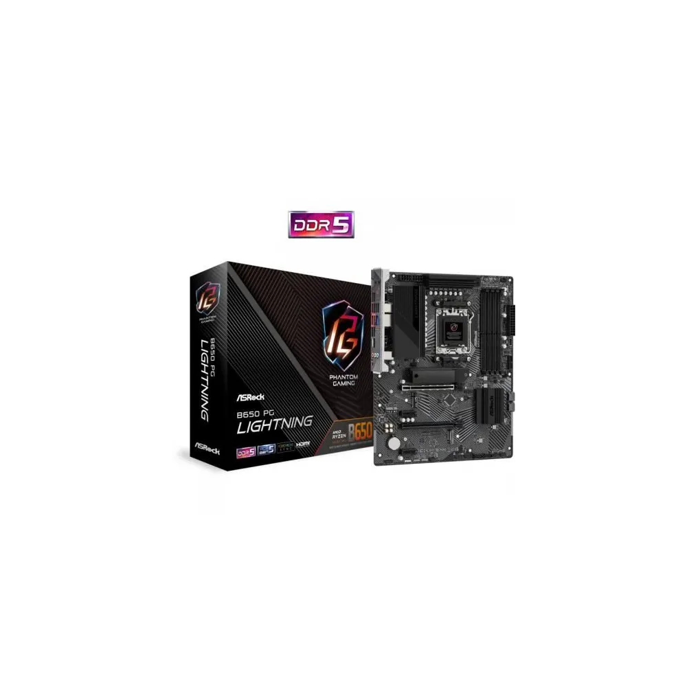Placa de baza ASRock B650 PG Lightning, AMD B650, Socket AM5, ATX Asrock - 1