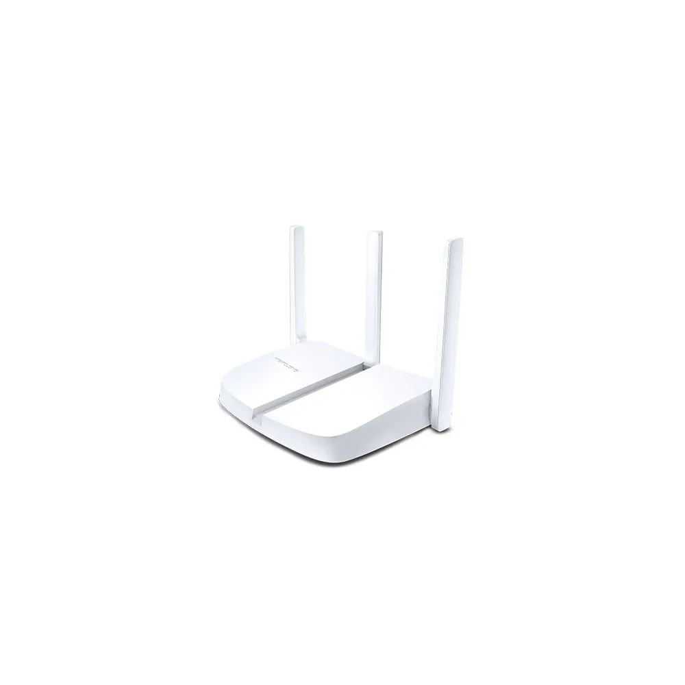 Router mercusys wireless  300mbps 4 porturi 10/100mbps 3 x antena externa mw305r (include timbru verde 1.75 lei)- 676917/4550 Me