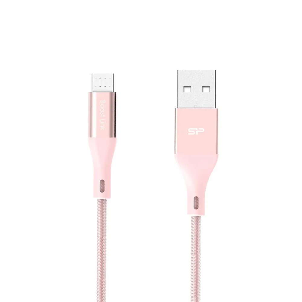 Silicon Power LK30AB cabluri USB 1 m USB A Micro-USB B Roz Silicon power - 1