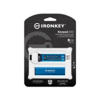 8gb ironkey keypad 200 fips 140-3 lvl 3 (pending) aes-256 encrypted ikkp200/8gb (include tv 0.03 lei) Kingston - 1