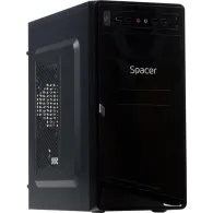 Carcasa  spacer mini tower matx moon 450 (230w for 450w desktop pc) usb 2.0 x 4 jack 3.5mm x 2  spc-moon Spacer - 1