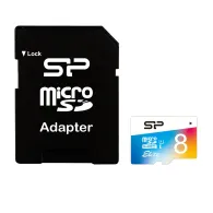 Silicon Power Elite 8 Giga Bites MicroSDHC UHS-I Clasa 10