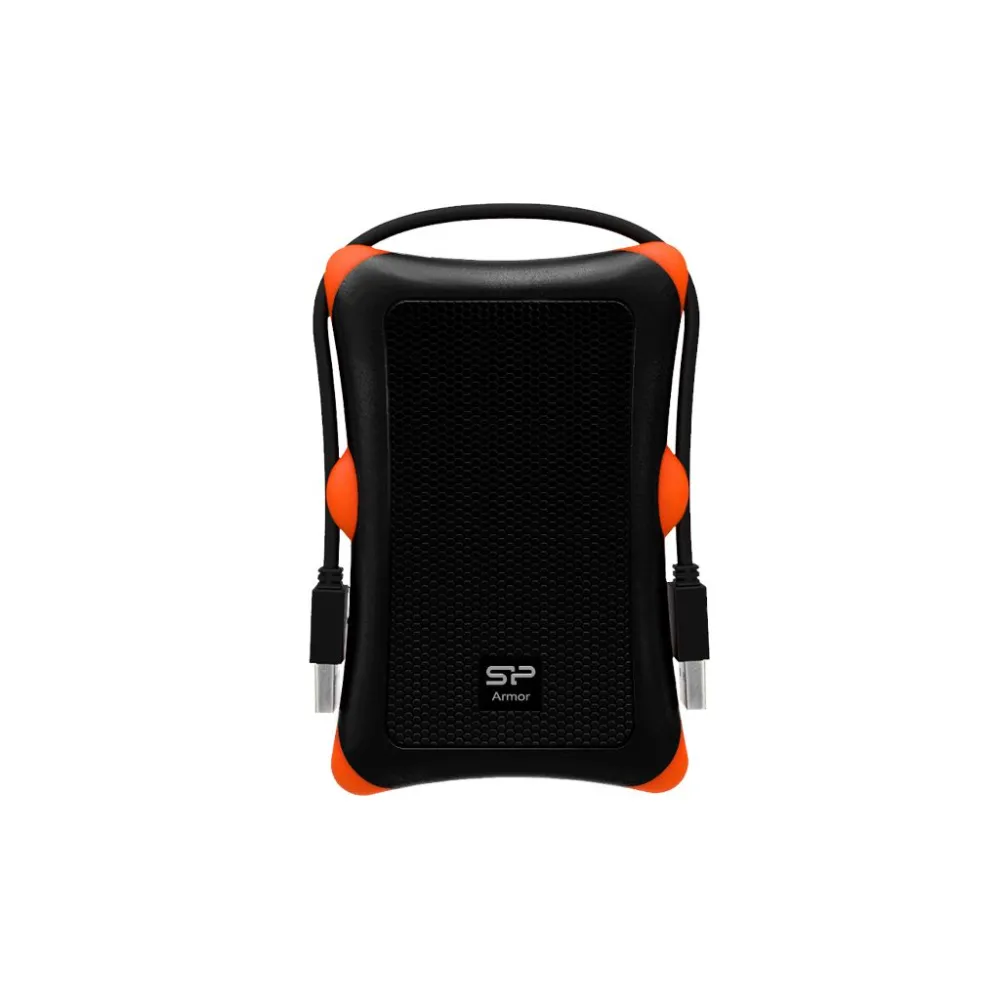 Silicon Power Armor A30 Cutie protecție HDD SSD Negru, Portocală
