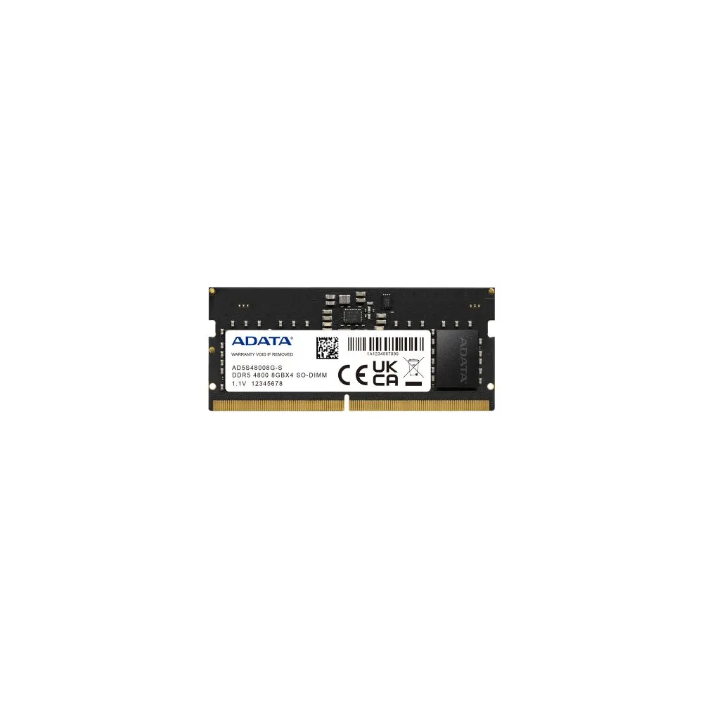 Memorie SO-DIMM A-Data 8GB, DDR5-4800MHz, CL40