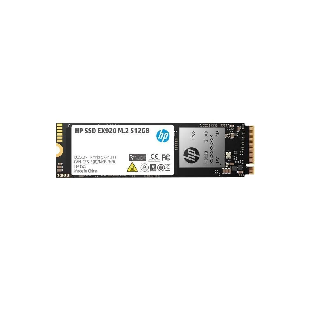 Hp ssd 512gb m.2 2280 sata ex920 2yy46aaabl Hp - 1