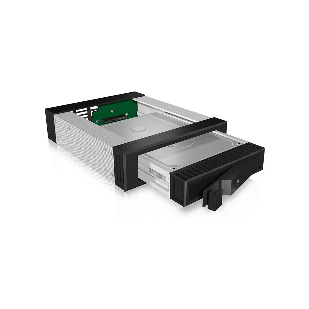 ICY BOX IB-129SSK-B 13,3 cm (5.25") Cadru cu fațete Negru