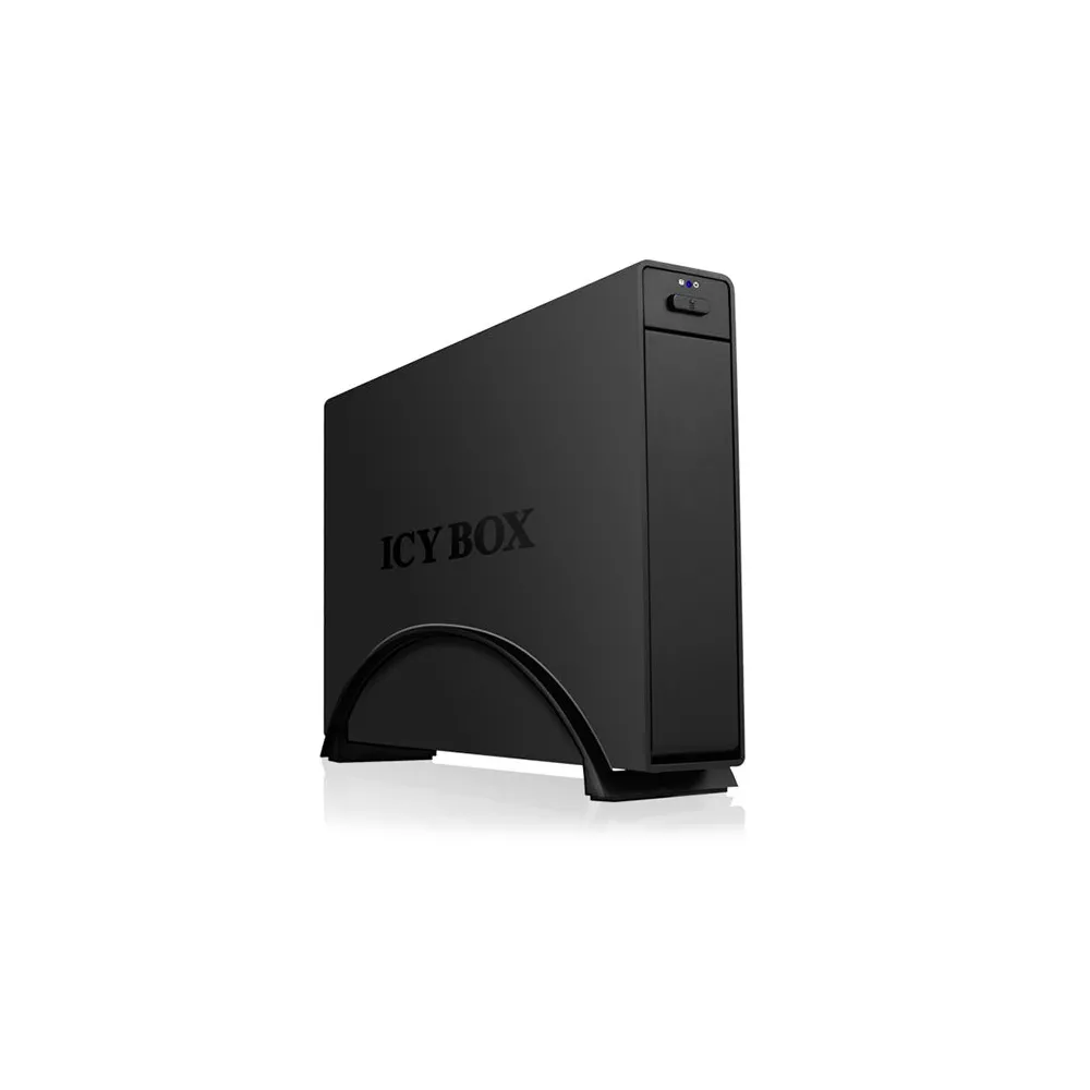 ICY BOX IB-366StU3+B Cutie protecție HDD SSD Negru 3.5"
