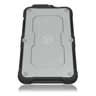 ICY BOX IB-287-C31 Cutie protecție HDD SSD Negru, Argint 2.5"