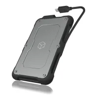 ICY BOX IB-287-C31 Cutie protecție HDD SSD Negru, Argint 2.5"