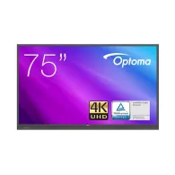 Display Interactiv Optoma 3751RK 75inch, 3840x2160pixeli, Android 8.0, Black