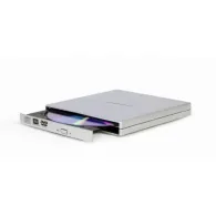 Unitate optica externa Gembird DVD-USB-02, USB 2.0, Silver