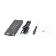 Rack SSD Gembird, M.2 - USB 3.0, negru