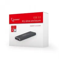 Rack SSD Gembird, M.2 - USB 3.0, negru