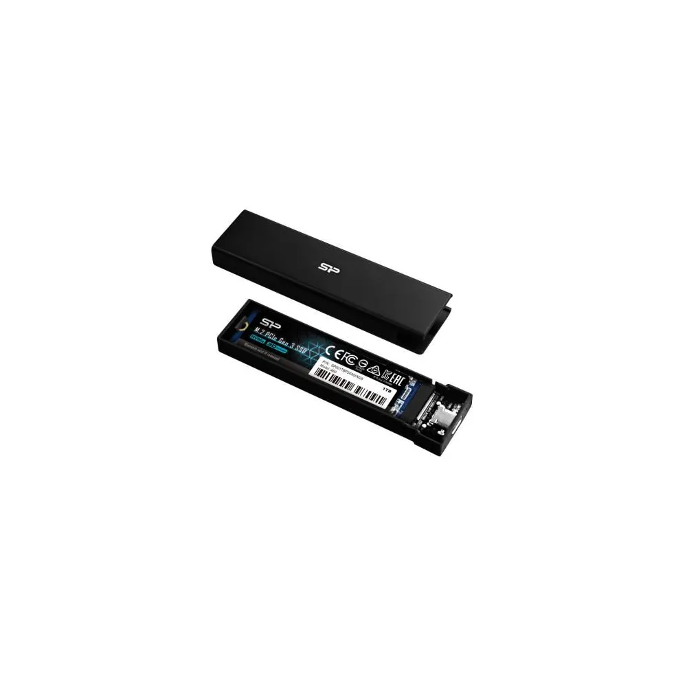 Rack SSD Silicon Power PD60, USB-C, negru