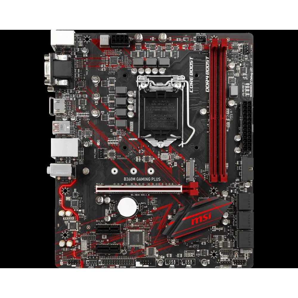 Placa de baza msi b360m gaming plus socket: 1151 v2 Msi - 1