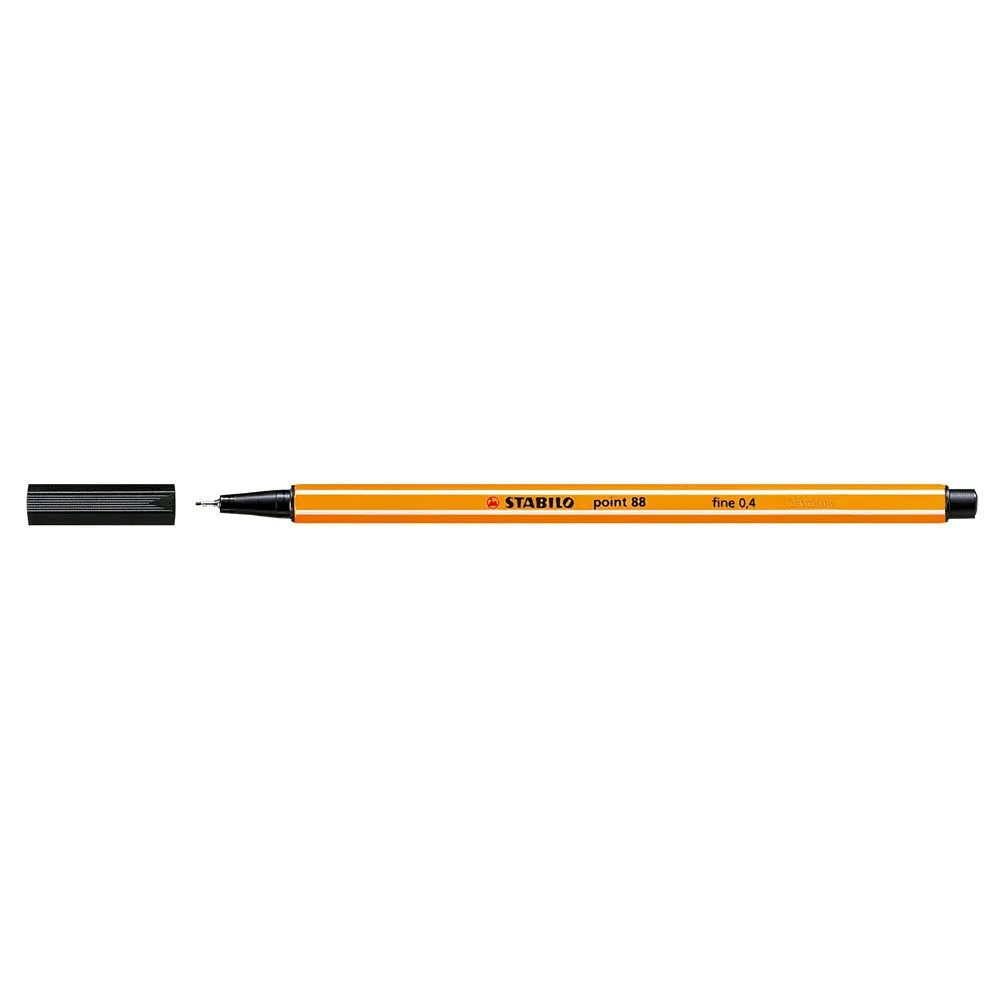 Liner stabilo point 88 varf fetru 0.4 mm negru