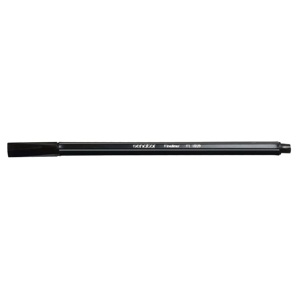 Liner senator seria 1000 varf fetru 0.4 mm negru