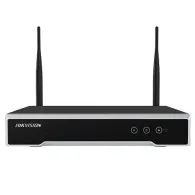 NVR Hikvision, wi-fi, 4 canale, 4mp, negru