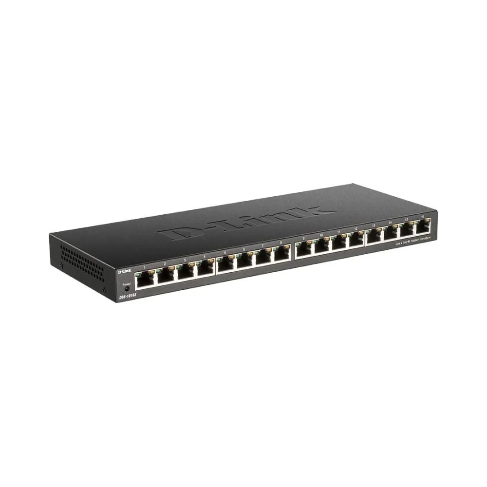 Switch DLink DGS-1016S, 16x RJ-45, 10/100/1000 Mbps