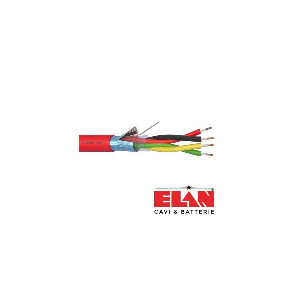 Cablu de incendiu Elan, E120, 2x2x0.8mm, 100m
