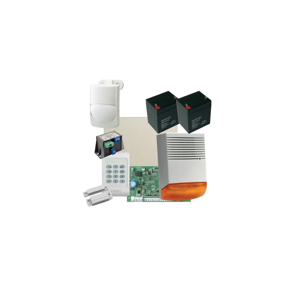 Kit alarma la efractie dsc cu sirena exterioara ki