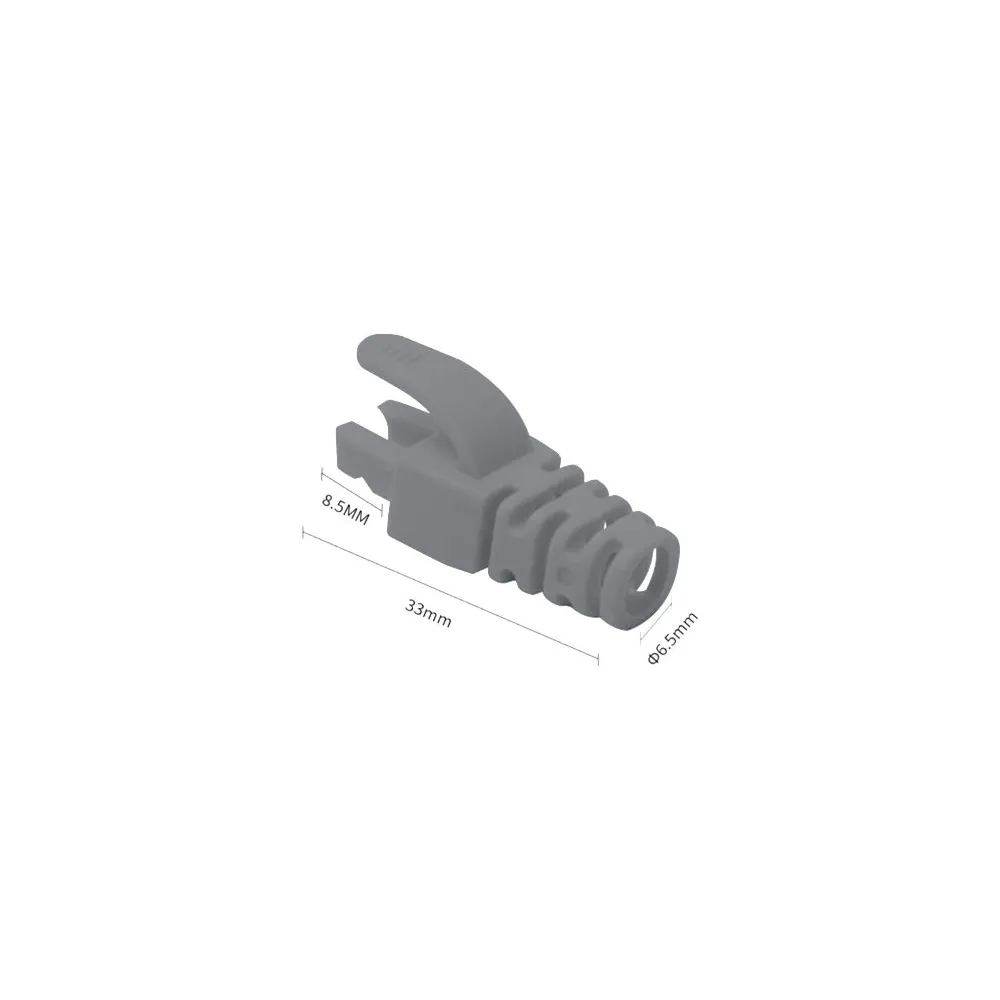 Manson protectie mufa rj45, Asytech, gri (100buc)