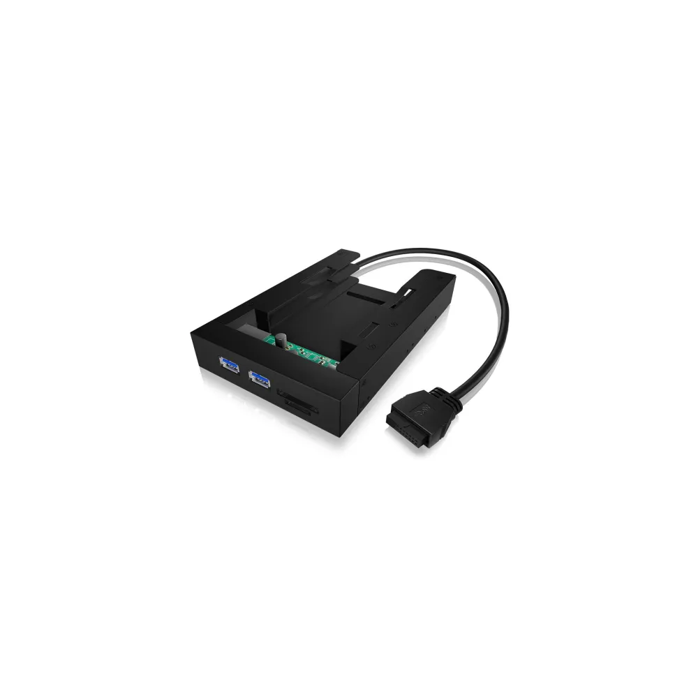 RaidSonic IB-AC646 sloturi 8,89 cm (3.5") Negru