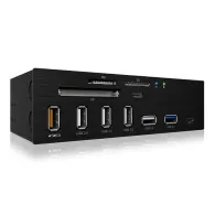 ICY BOX IB-867A cititoare de carduri USB Intern Negru