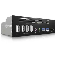 ICY BOX IB-863a-B cititoare de carduri Intern Negru