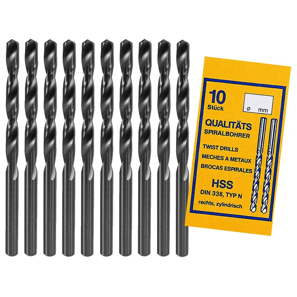 Set 10 burghie hss din 338 0.5mm