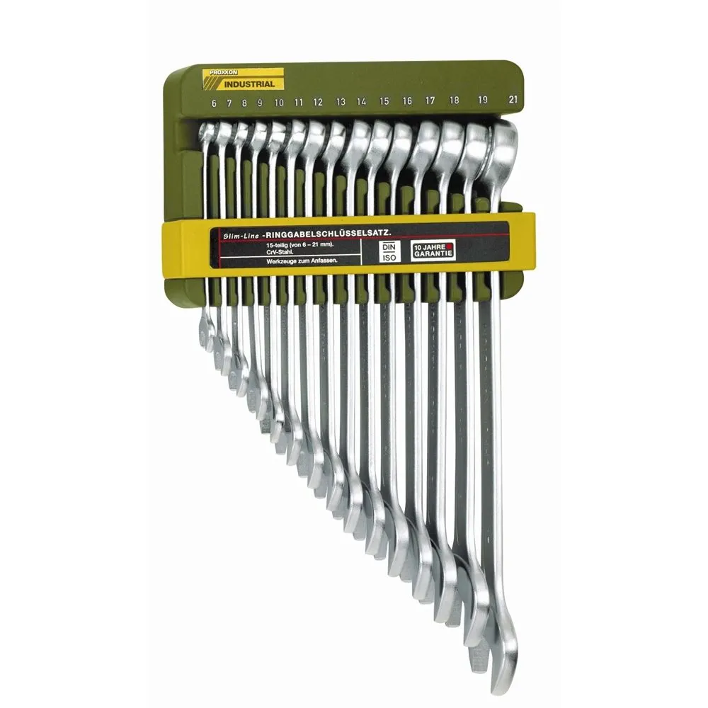 Set 15 chei combinate slim - line proxxon 23821
