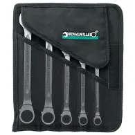 Set 5 chei combinate cu clichet open-ratch stahlwi