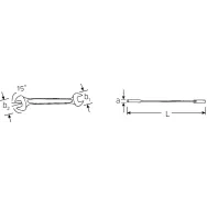 Set 6 chei duble cu cap deschis stahlwille 10/6 at