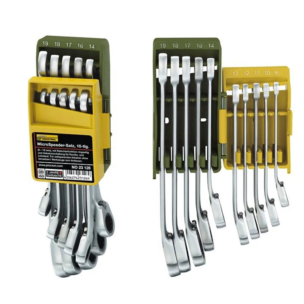 Set chei combinate cu clichet proxxon 23126 8-19mm