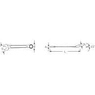 Set 8 chei combinate open-box stahlwille 13/8