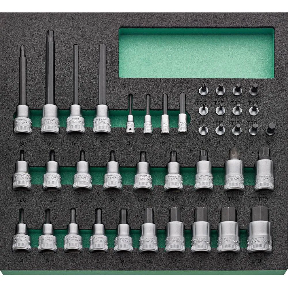 Sortiment 40 de varfuri de surubelnita stahlwille