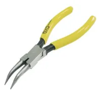 Patent siguranta din otel cu cioc indoit interior