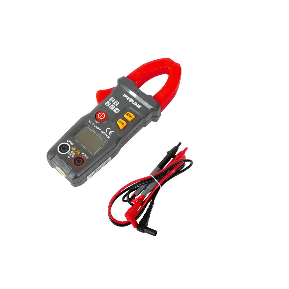 Multimetru digital cu cleme 0-600v / 0-200a / 0-6k