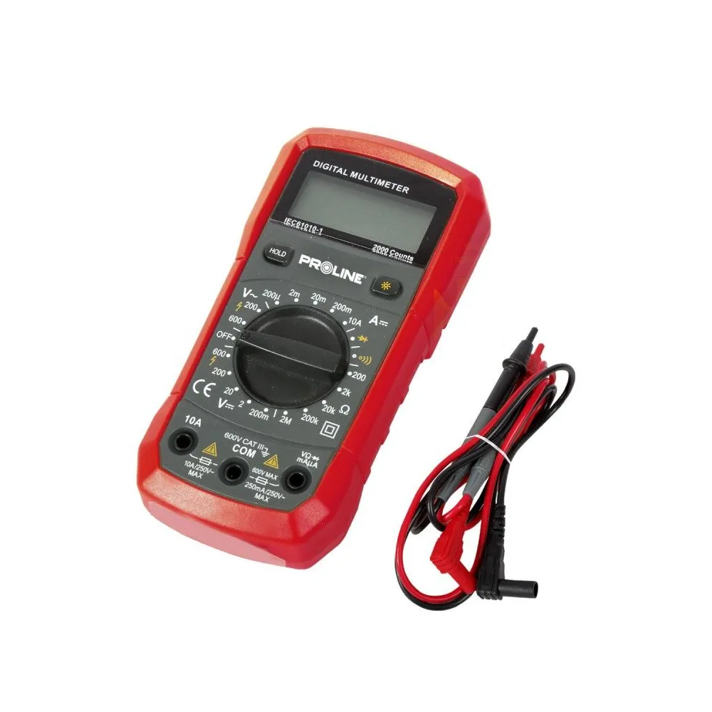 Multimetru digital 0-600v / 0-10a / 0-2kohm