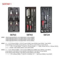 Dulap scule echipat 688x458x735mm / 6 sertare - 19