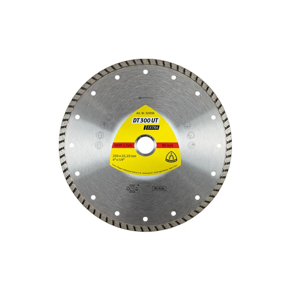 Disc diamantat turbo 125mm dt300ut